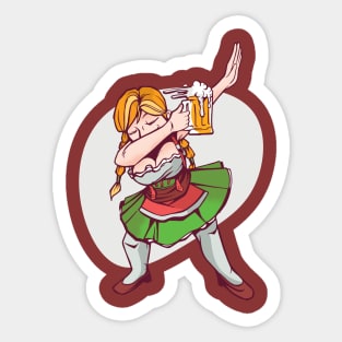 Oktoberfest Dab Sticker